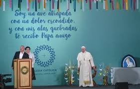 El Papa Francisco visitó una cárcel de mujeres en Chile