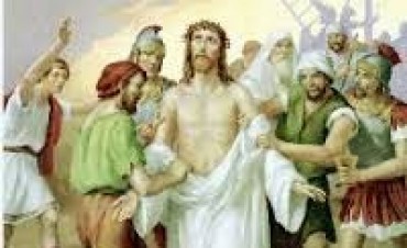 Décima Estación: Jesús es despojado de sus vestidos